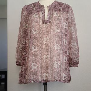 CHELSEA AND VIOLET  BOHO STYLE TOP